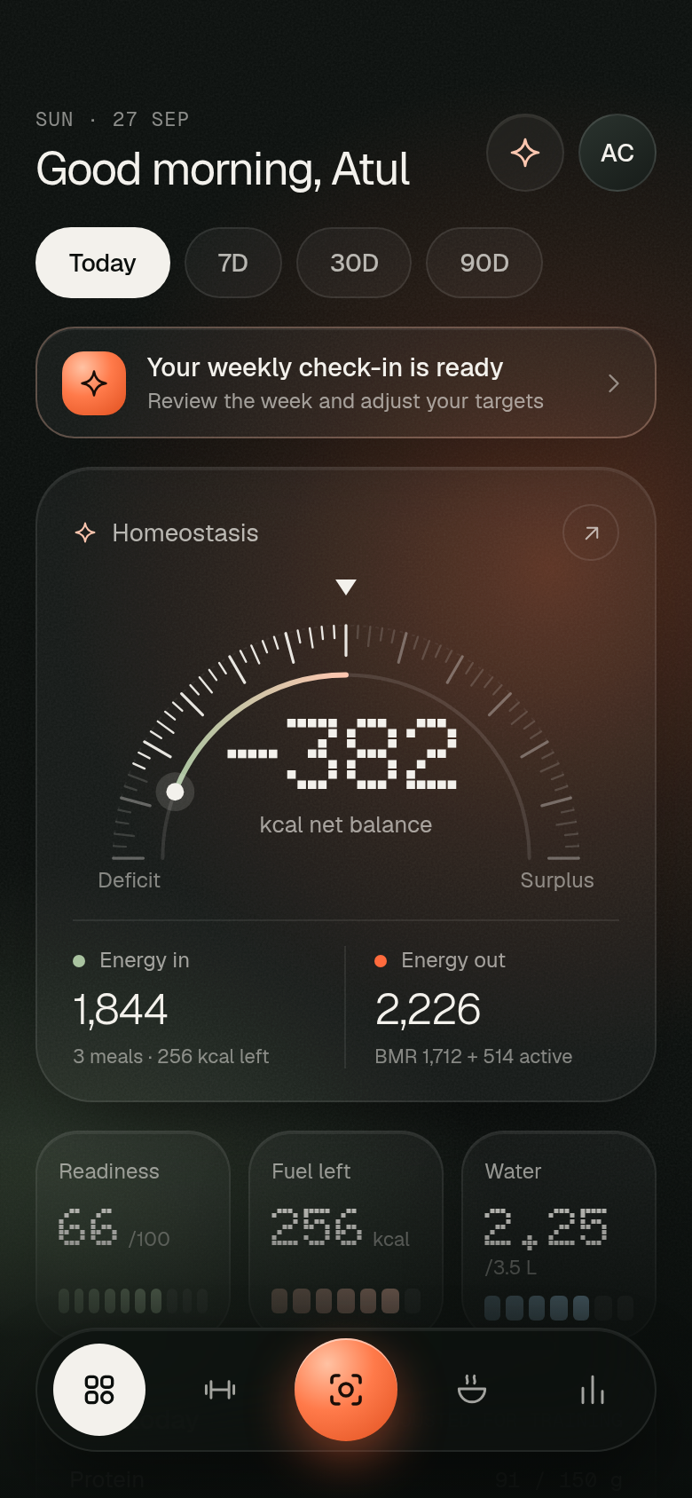 Home with the homeostasis dial
